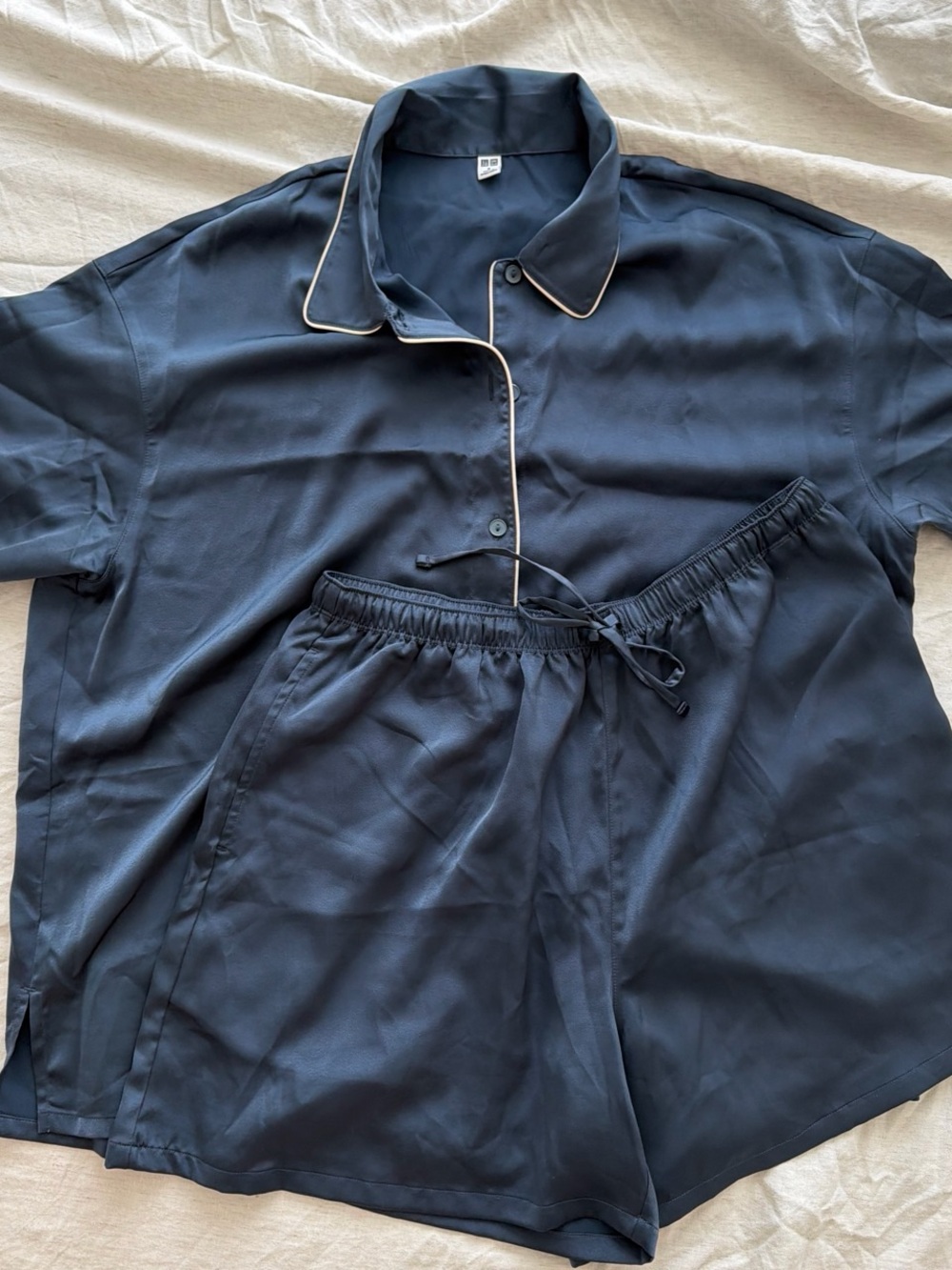 Uniqlo Navy Pajama Set